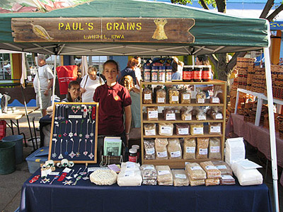 Des Moines Downtown Farmer's Market, July 7, 2007