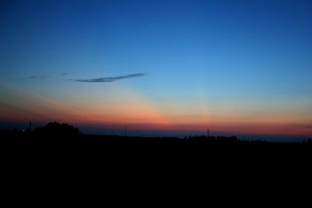 A warm July evening