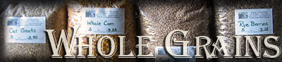 Paul's Grain's whole grains product list
